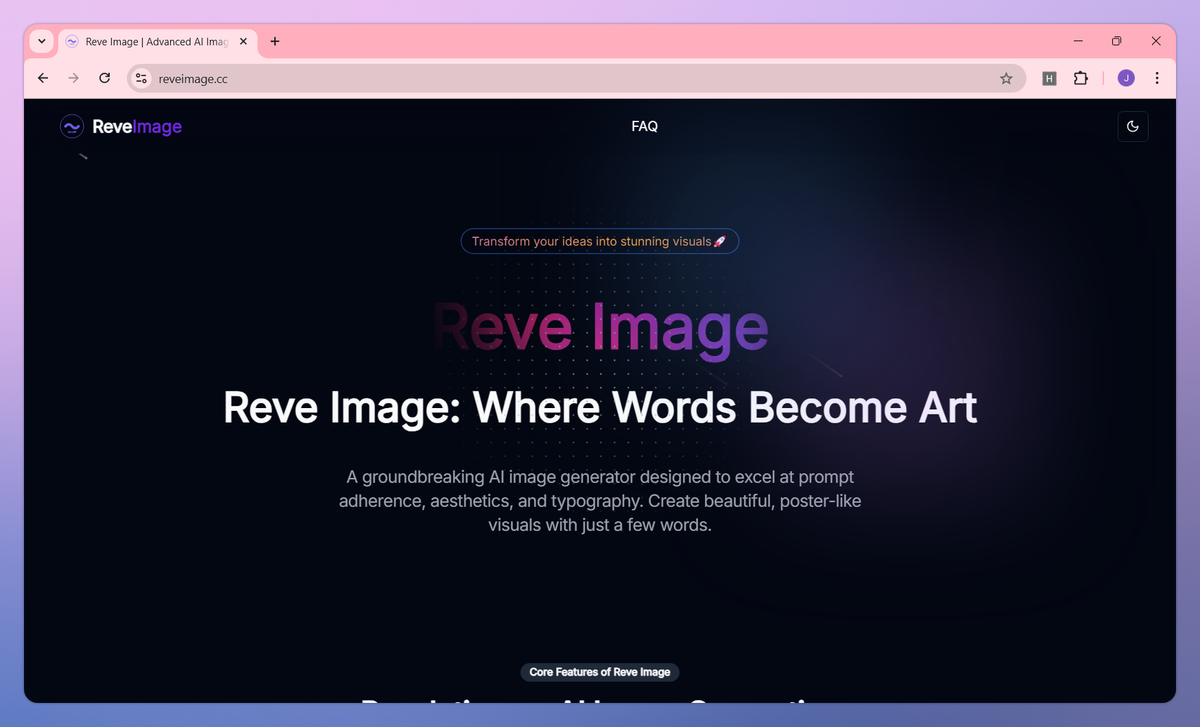 Reve Image screenshot #1