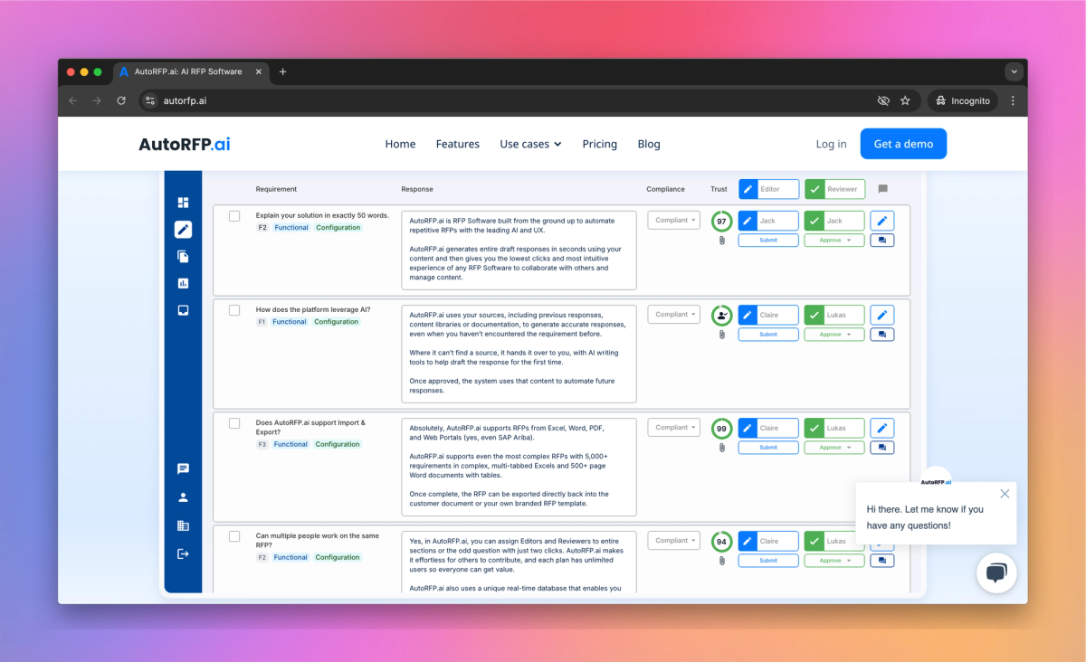 AutoRFP AI screenshot #2