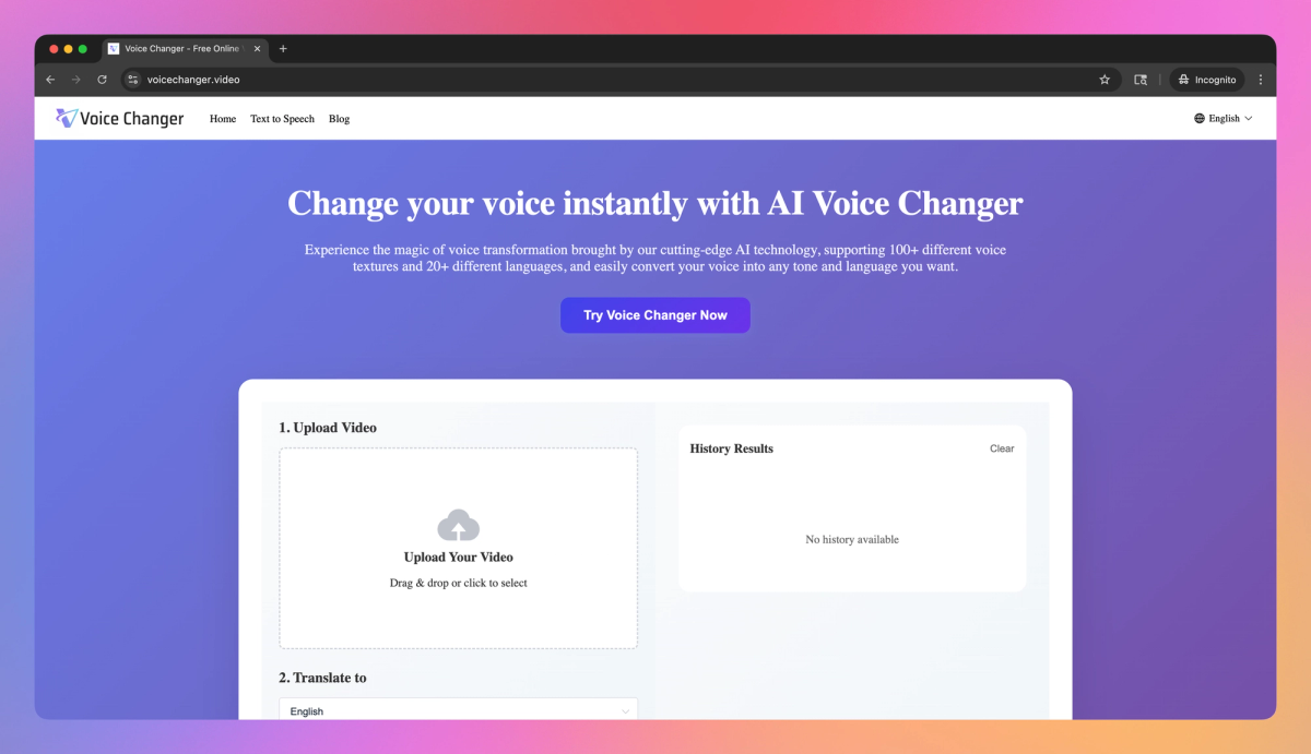 Voice Changer screenshot #1