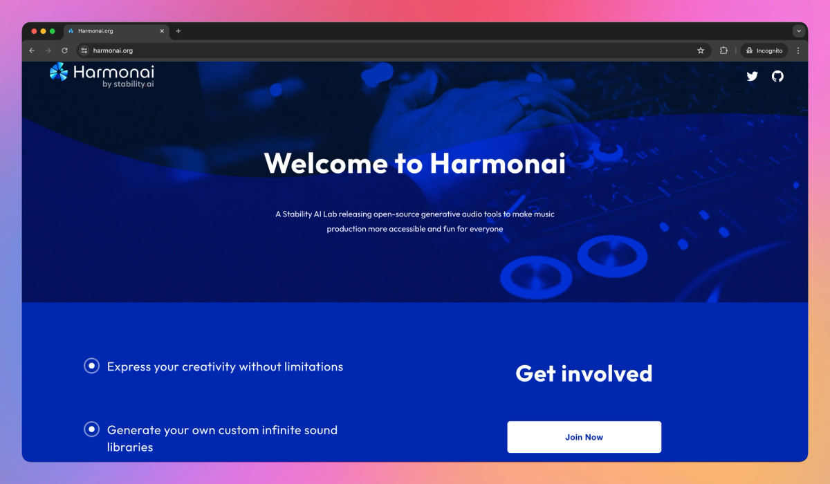 HarmonAI screenshot