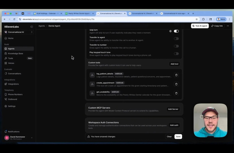 Configure tools