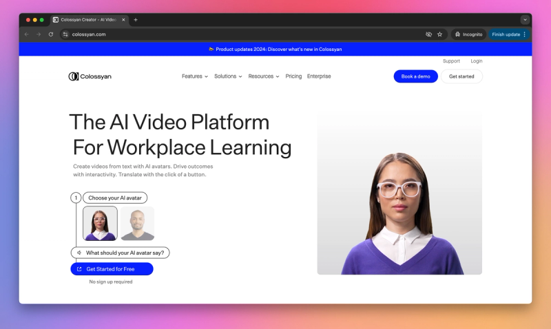 Colossyan product screenshot