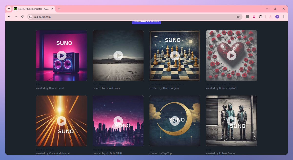 XA AI Music screenshot #2