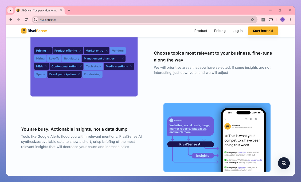 RivalSense screenshot #3