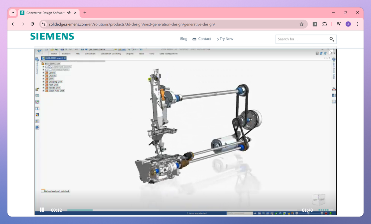 Solid Edge Generative Design screenshot #2