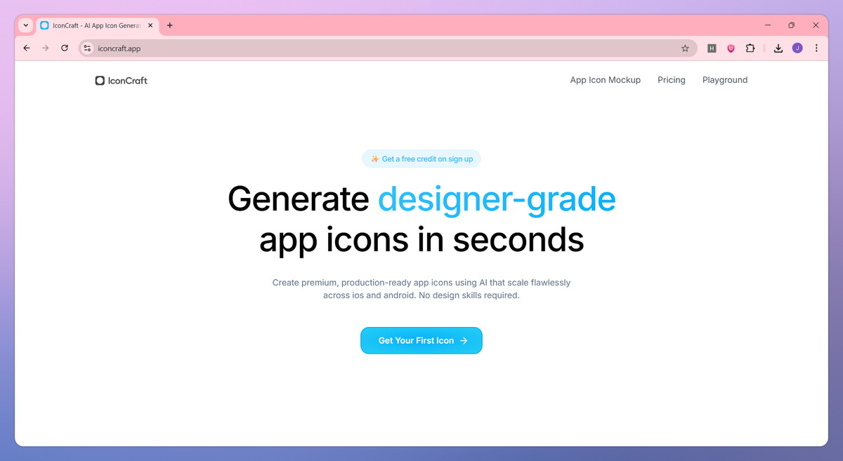 IconCraft screenshot #1