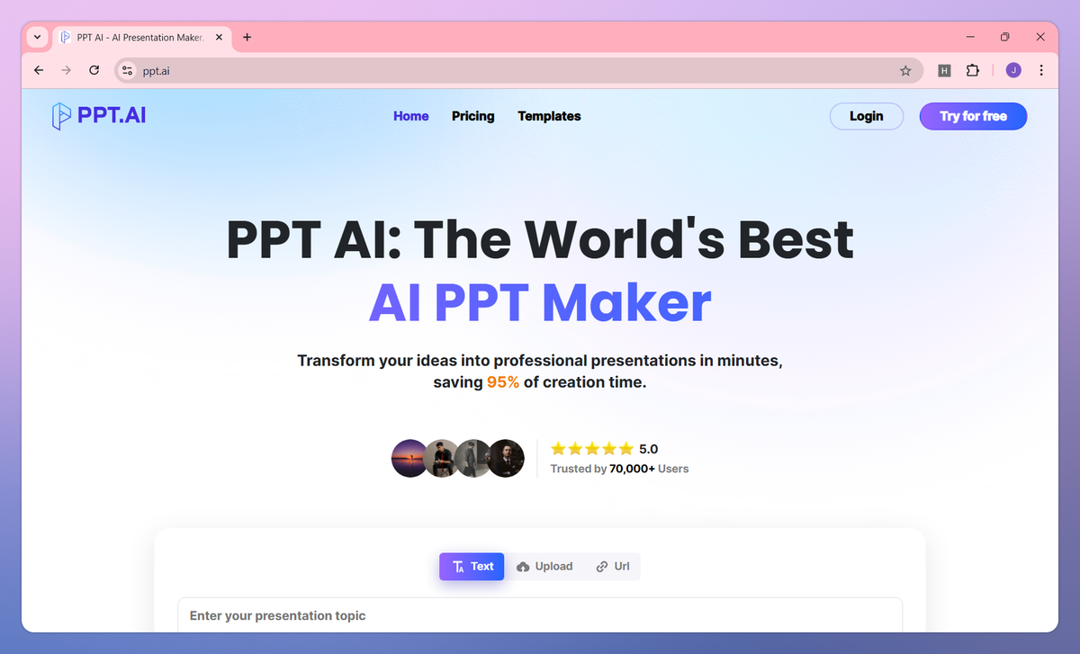 PPT AI screenshot #1