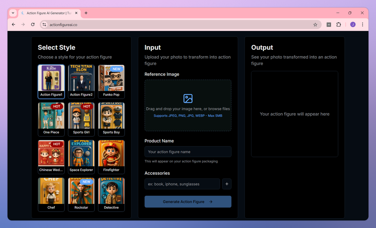 Action Figure AI screenshot #2