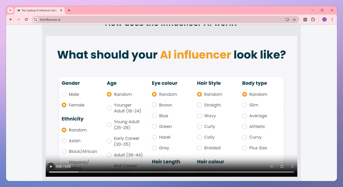 The Influencer AI screenshot #3