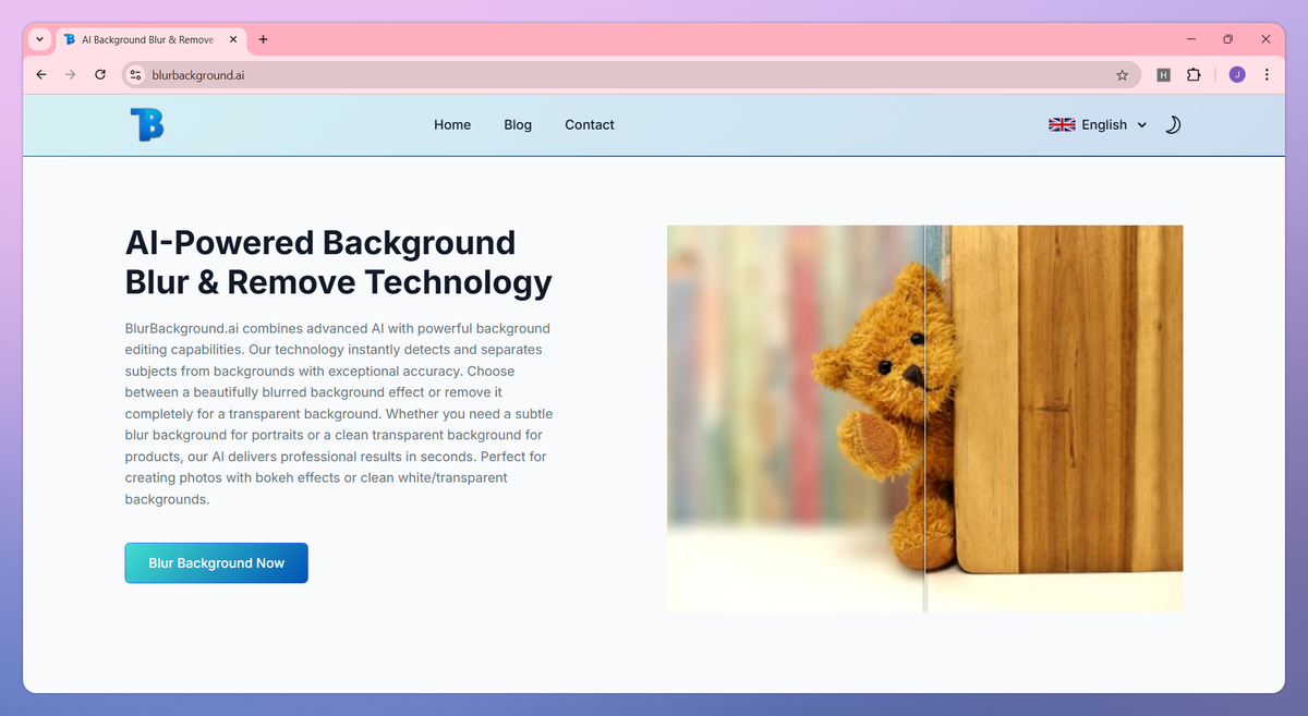 BlurBackground.ai screenshot #2