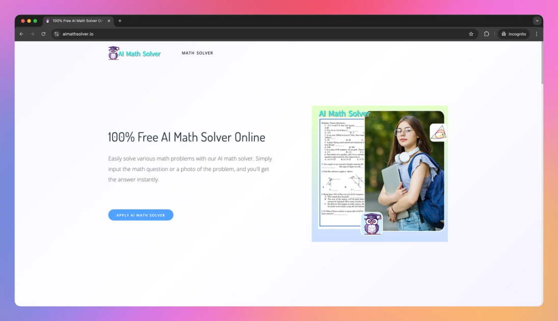 AI Math Solver Features, Pricing, and Alternatives | AI Tools
