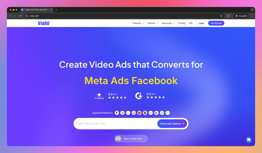 VidAU Features, Pricing, and Alternatives | AI Tools