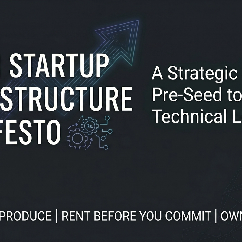 The Infrastructure Decisions That Define an AI Startup's First Two Years