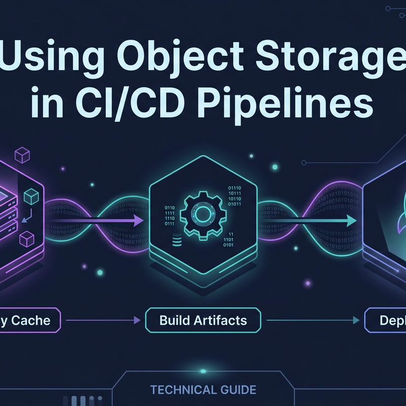 Using Object Storage in CI/CD Pipelines: Artifacts, Caches, and Deployments on IBEE