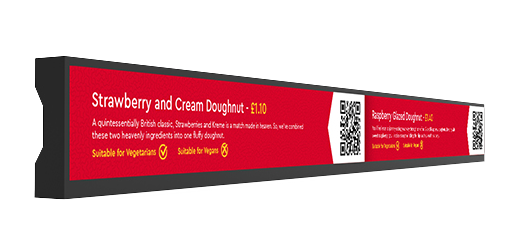 Single self edge display