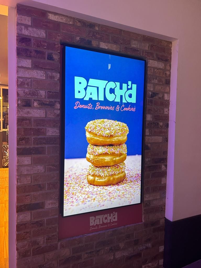 Large format portrait screen