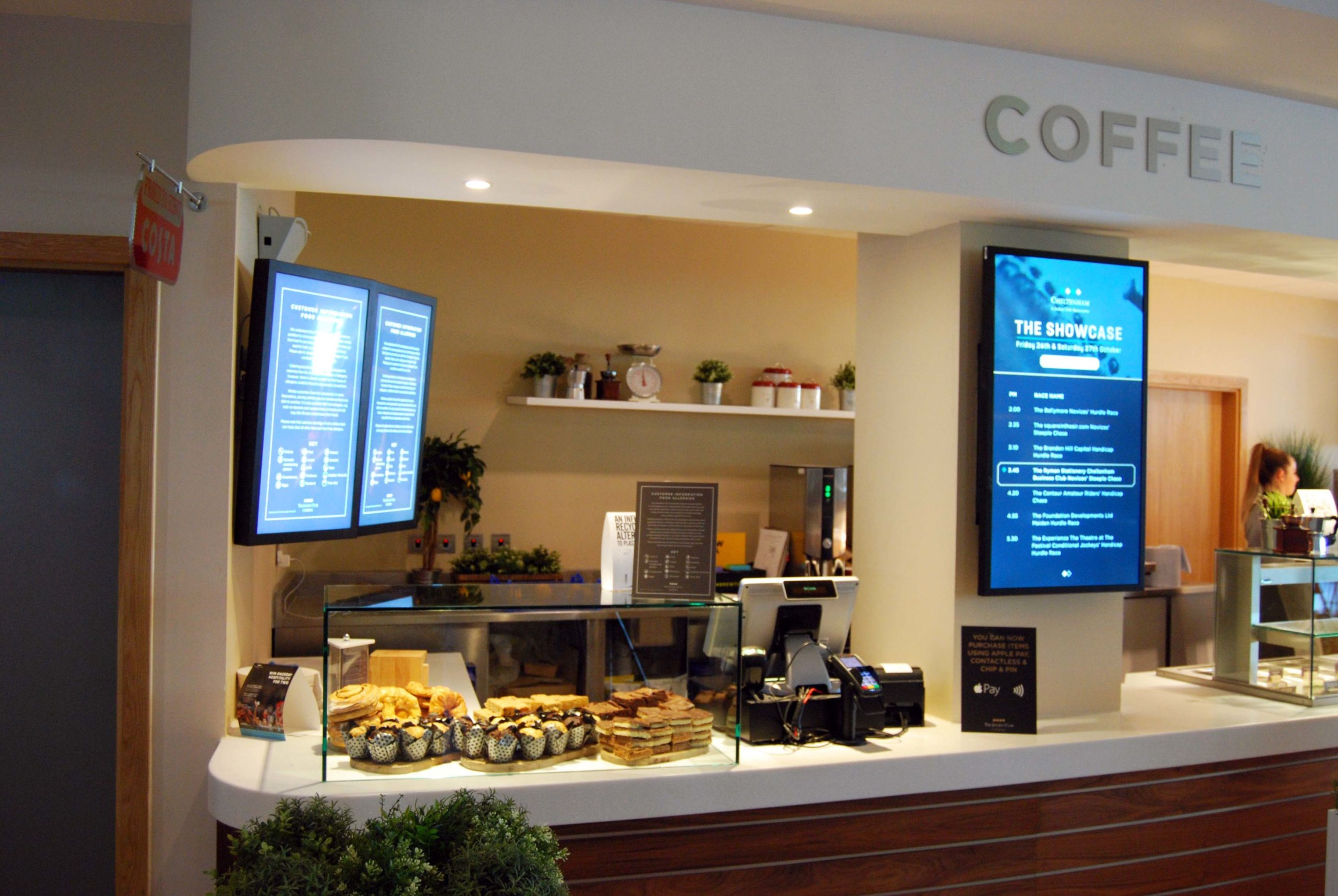 Customer facing digital menu boards