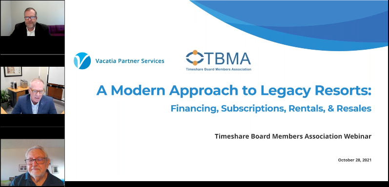 VPS and TBMA discuss a modern approach to legacy resorts