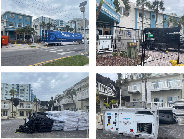 The remediation work at Grand Shores West in North Redington Beach, Florida