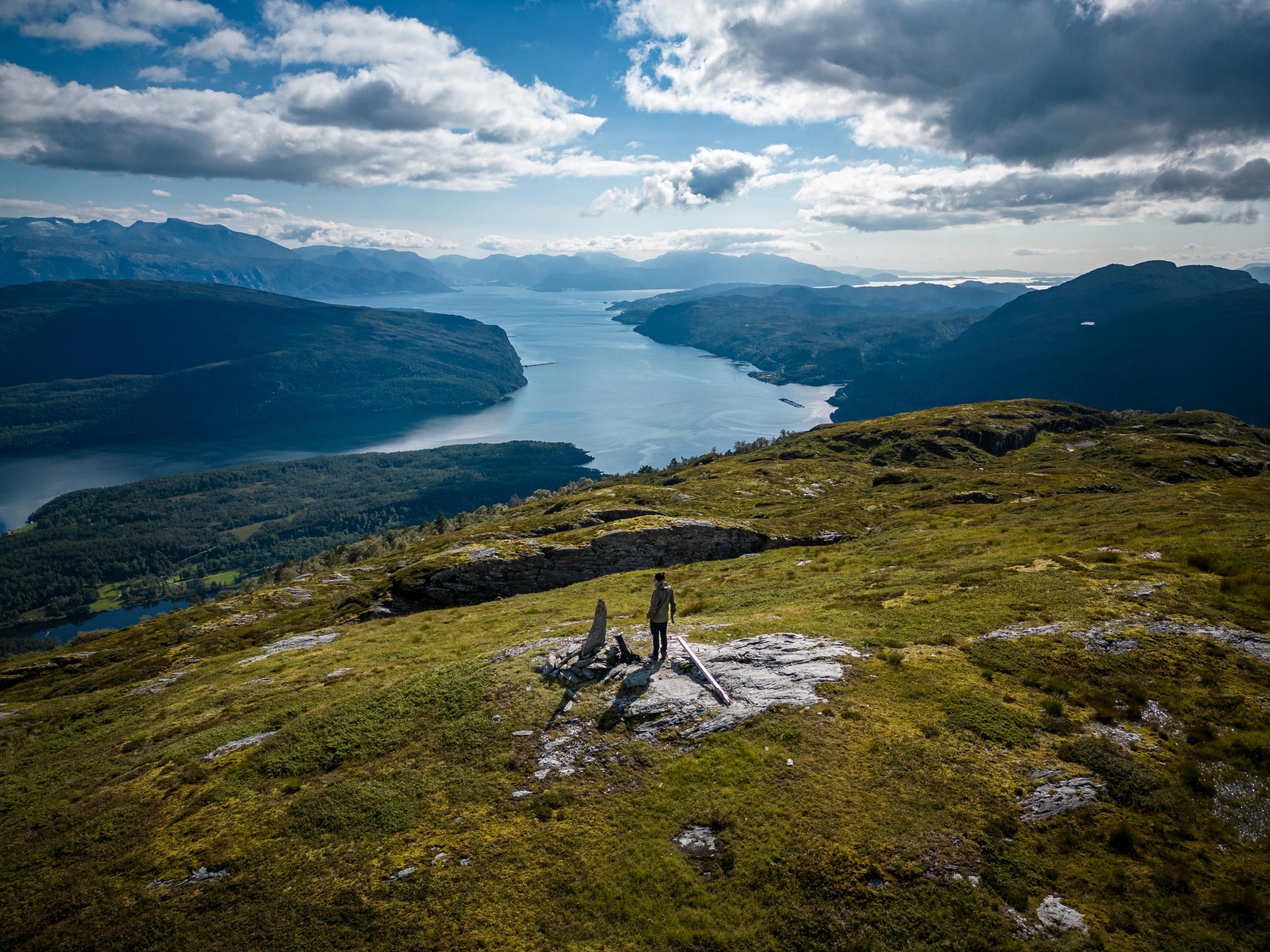 Panorama fra Steinen i Mundheim