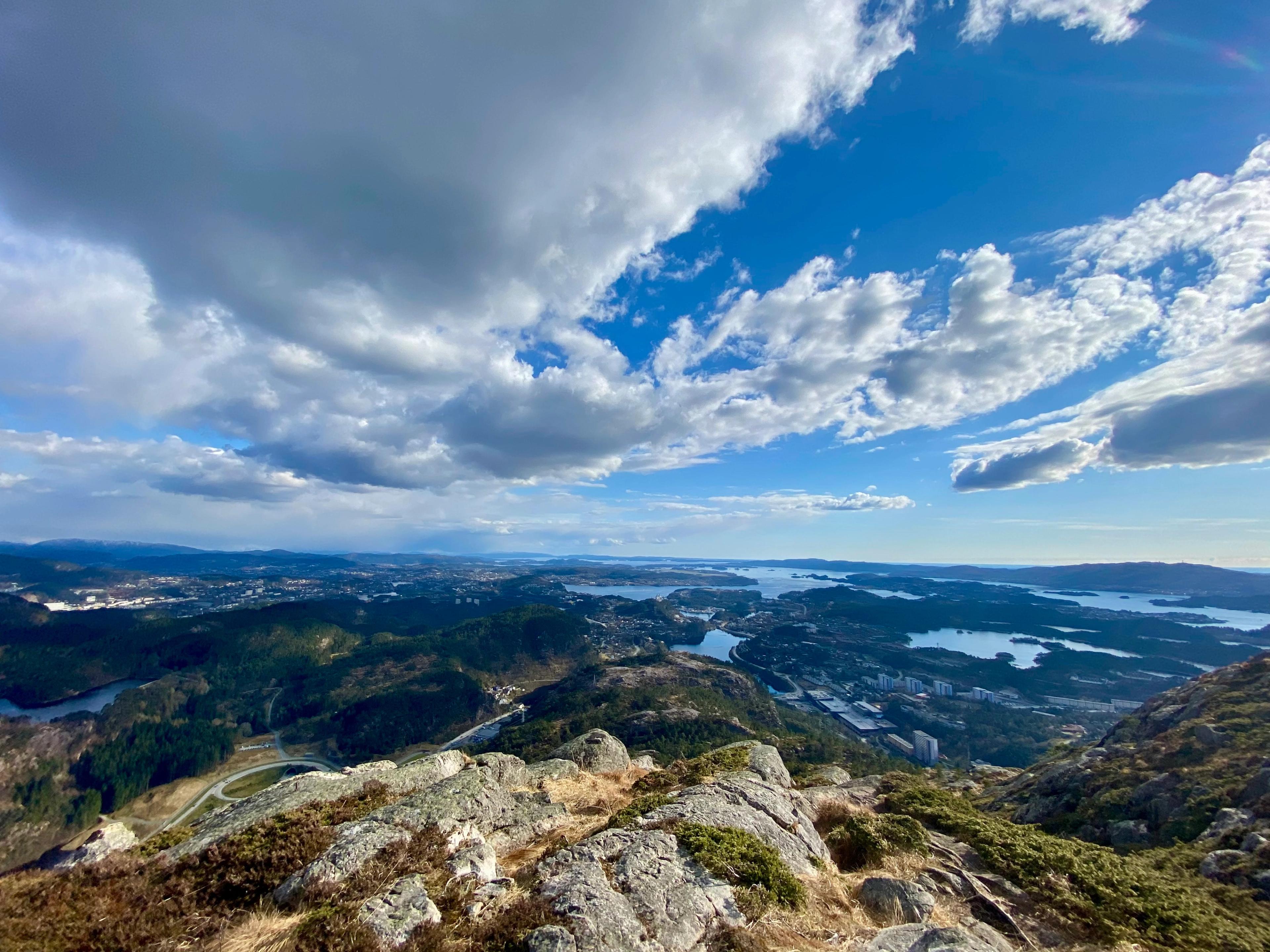 Utsikt fra Lyderhorn
