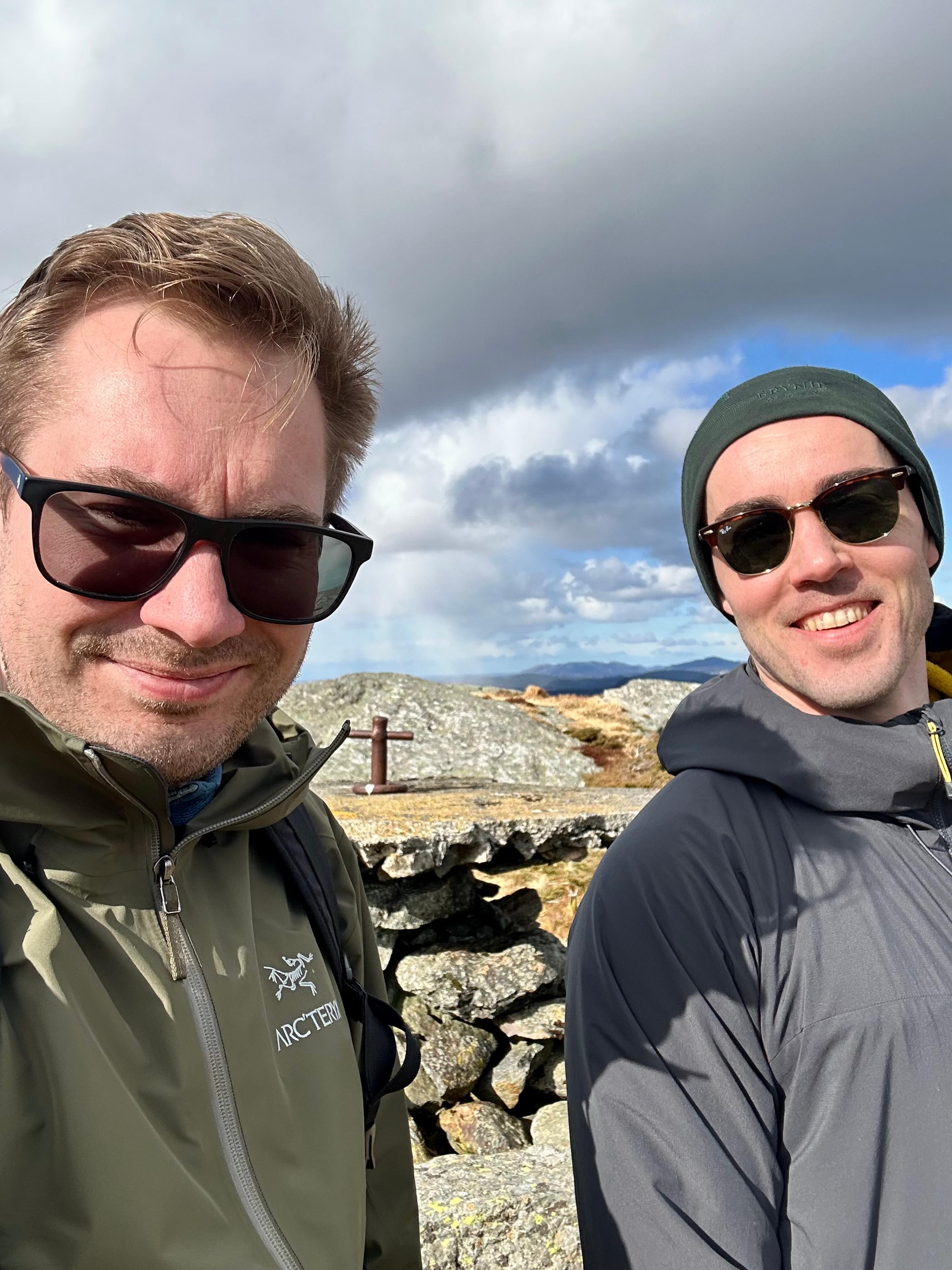 Fornøyd gjeng på tur