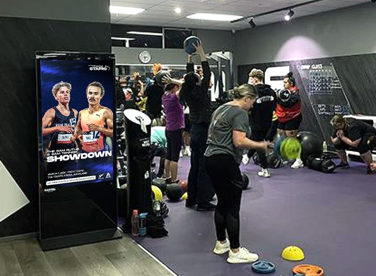 Any time fitness - track stars