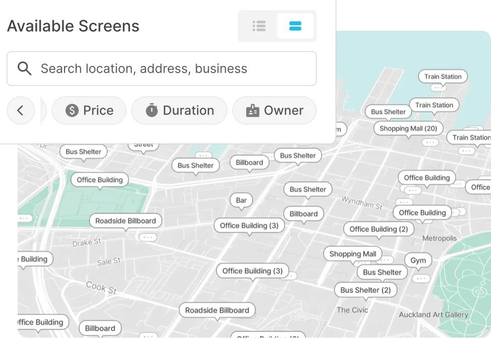 Youdooh map interface