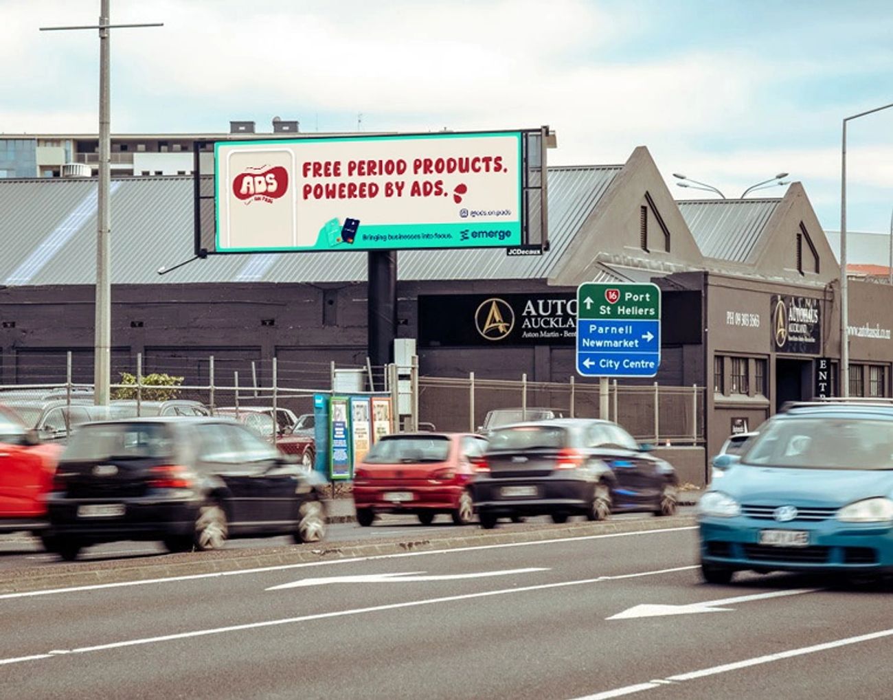 Emerge Stanley Street billboard