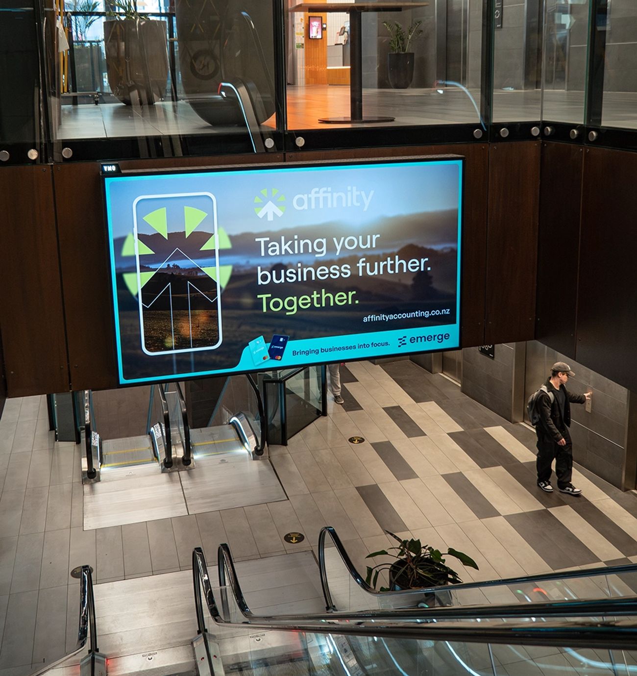 Emerge Lambton Square billboard