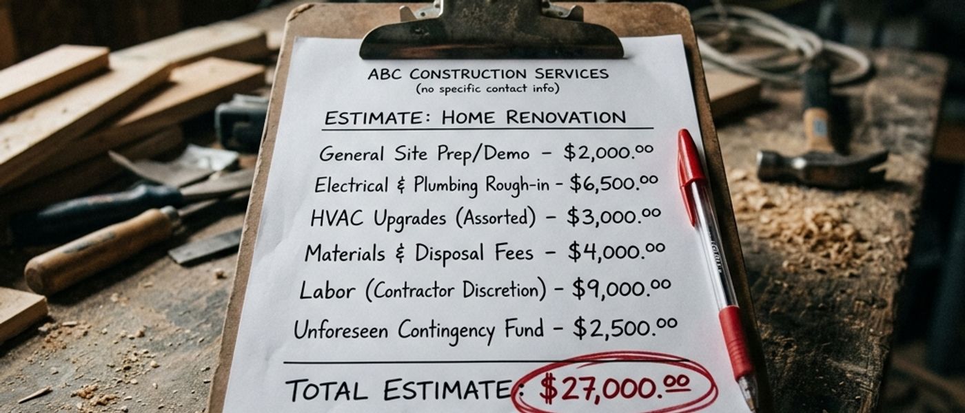 7 Red Flags in a Contractor Bid (And What to Look for Instead)