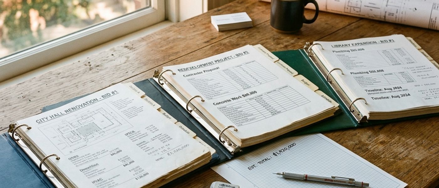How to Compare Contractor Bids Without Getting Burned