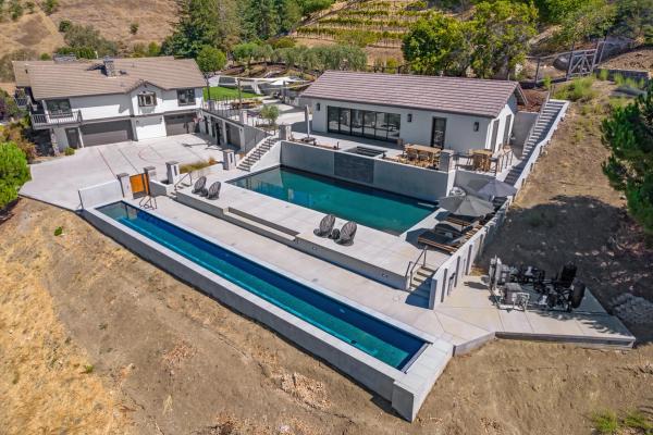 Alum Rock | Hillside, Pool House, Swimming Pools, Hardscape & Softscape
