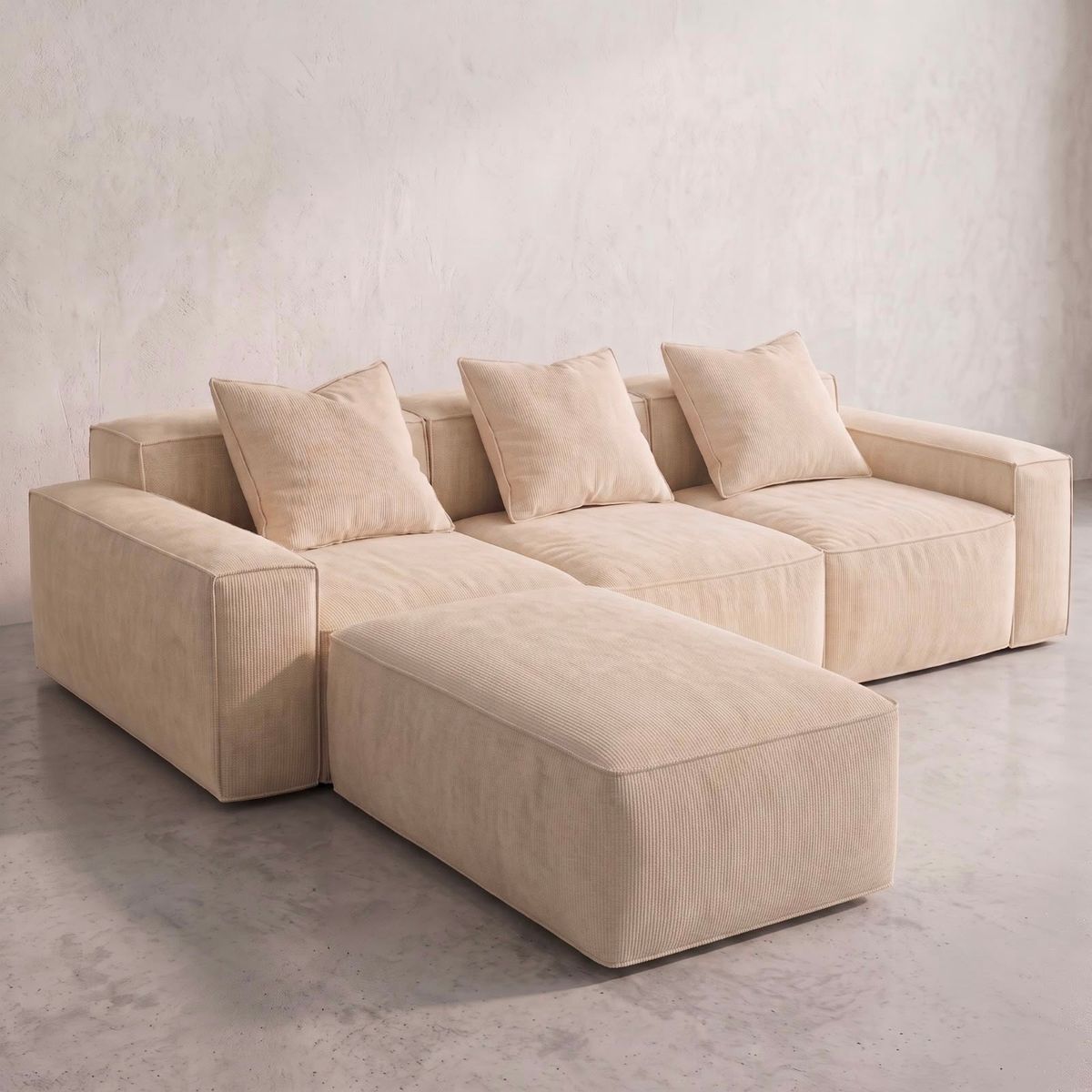 Sillón Milo (3 cuerpos en L)