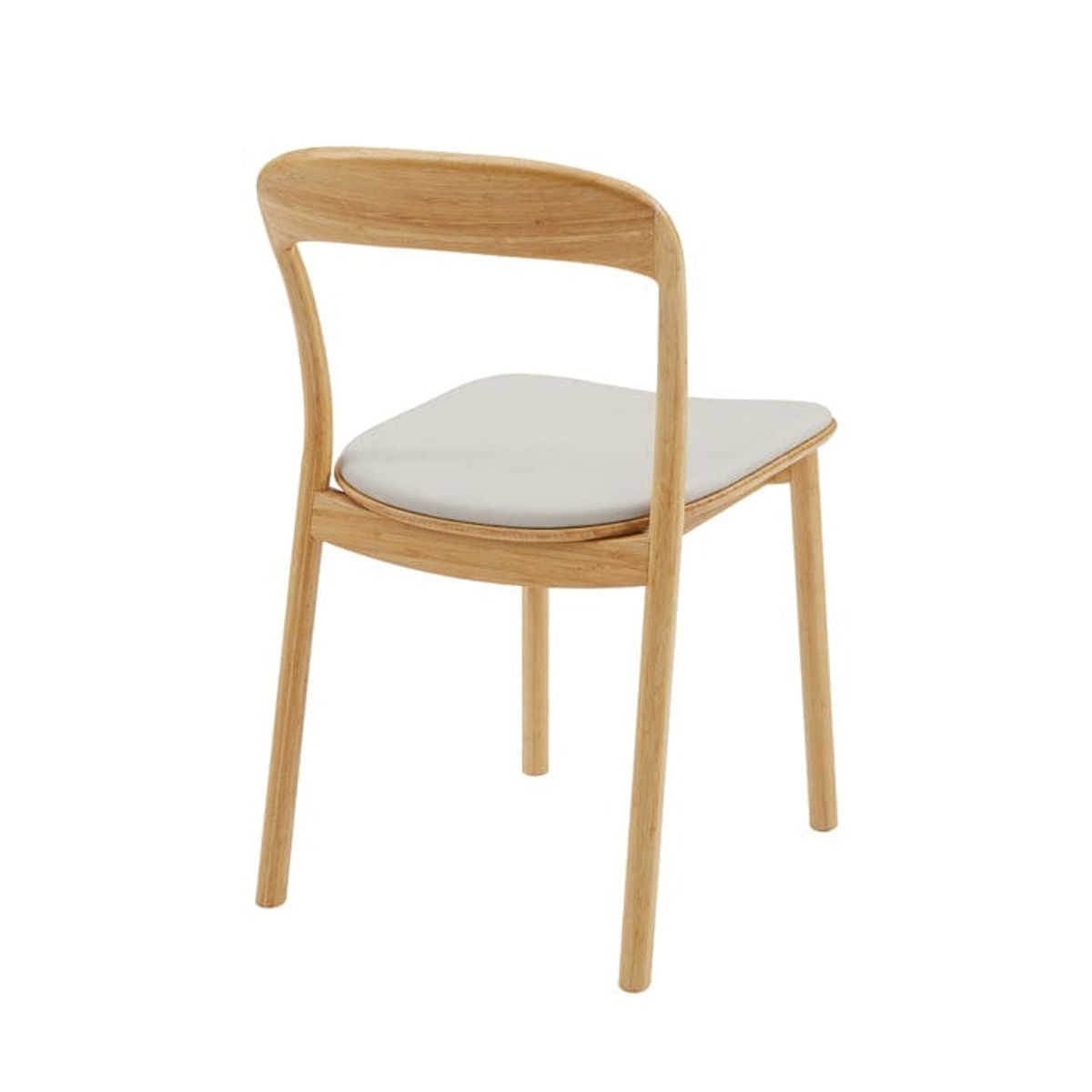 Silla Hanna asiento de cuero — miniatura 2