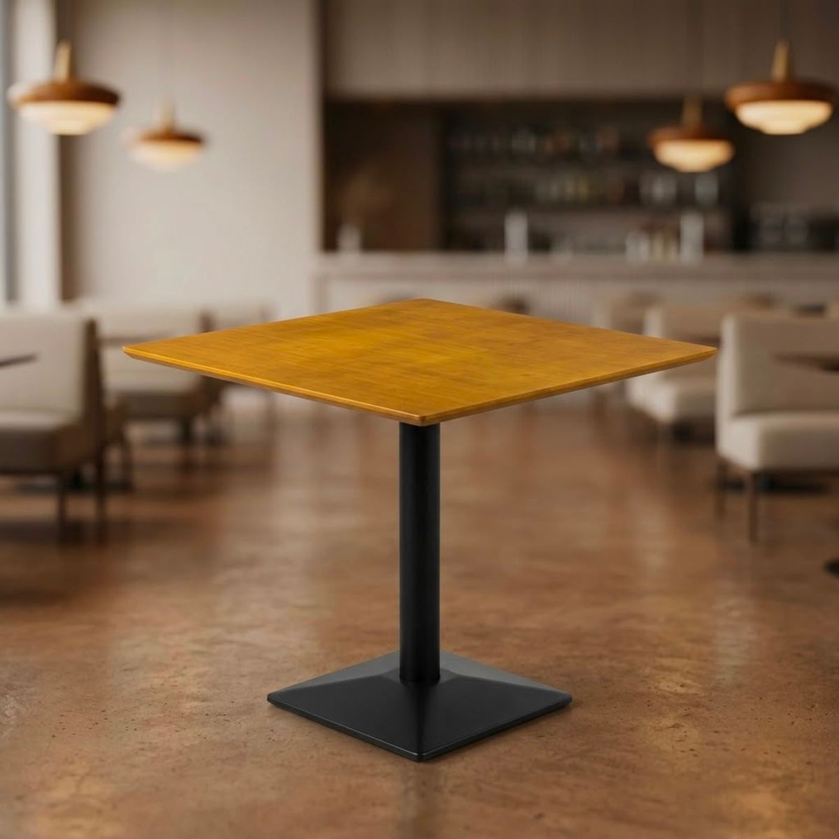Mesa cuadrada restaurante