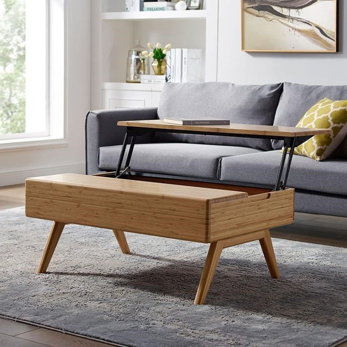 Mesa café elevable Rhody — miniatura 5