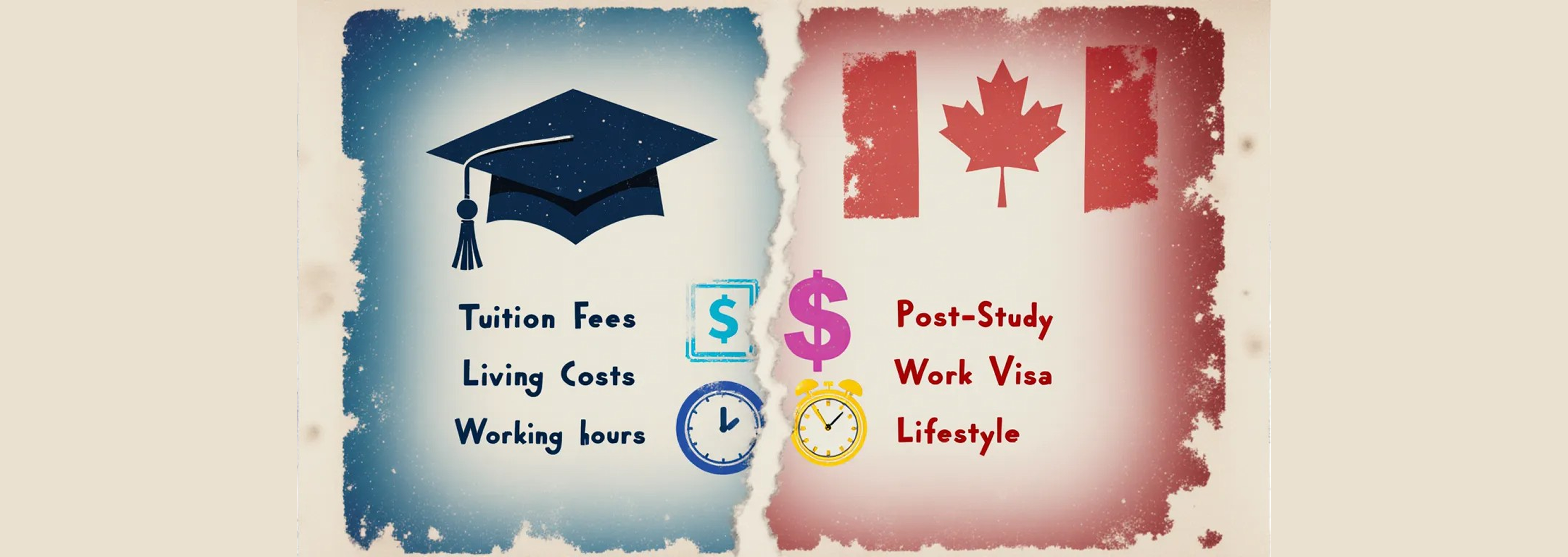 What factors should you consider while choosing between the UK and Canada for your Master's 2026?