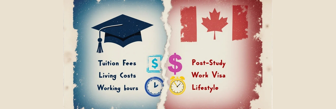 What factors should you consider while choosing between the UK and Canada for your Master's 2026?