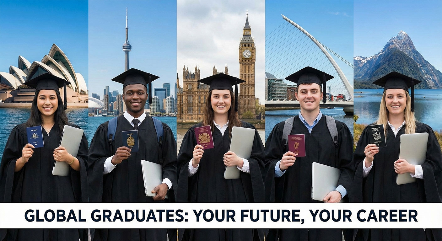 Best Countries to Work Abroad After Graduation: A Post-Study Work Visa Guide