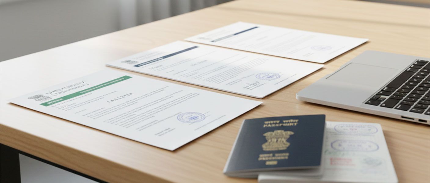 University Offer and Essential Visa Documents