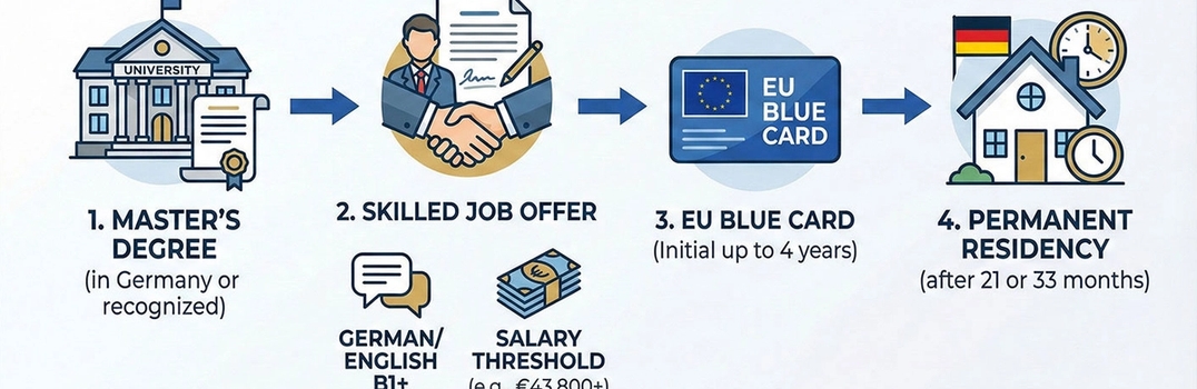 Germany PR: No Points System, but Faster PR With a Master’s