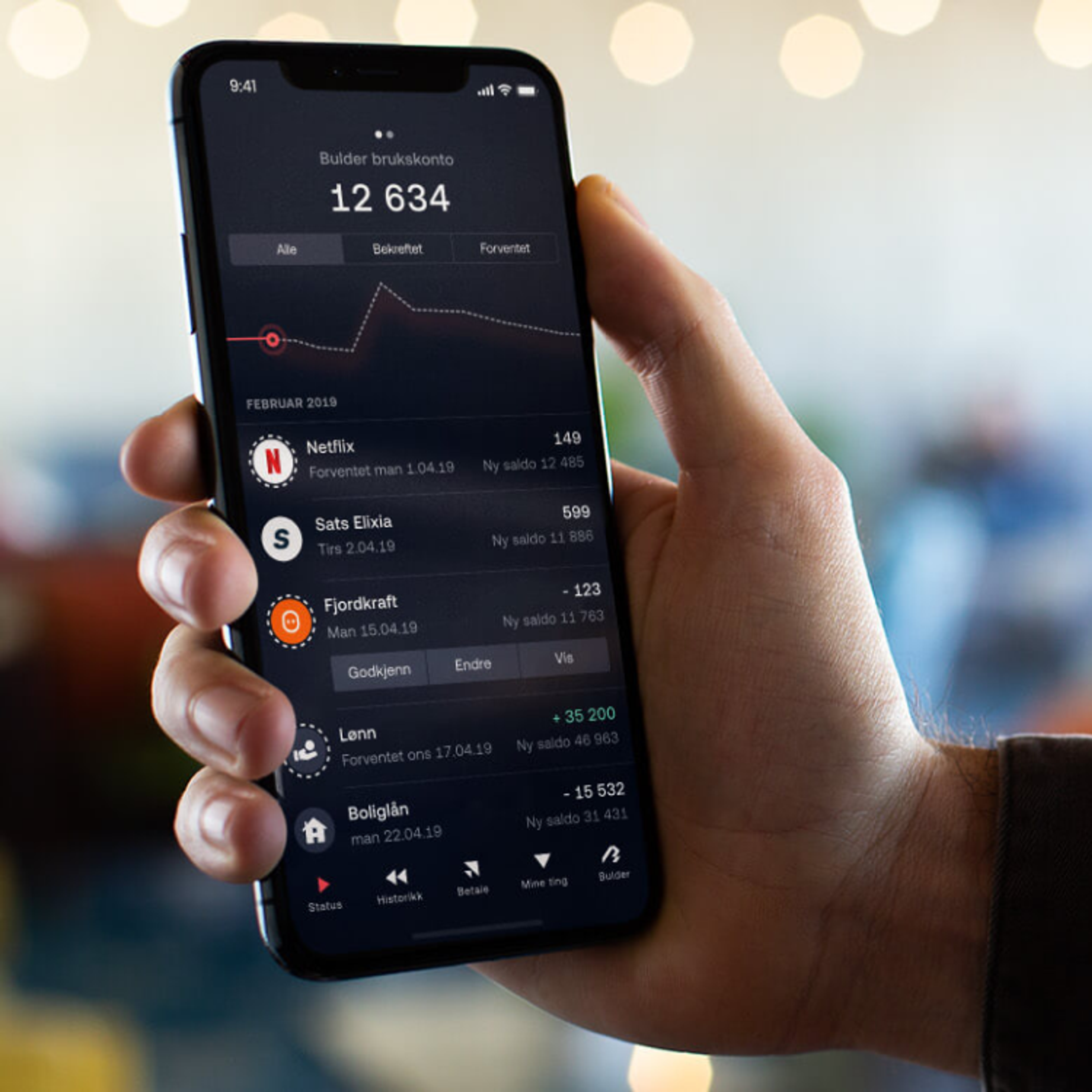 Bilde av ulike abonnement tjenester som Spotify