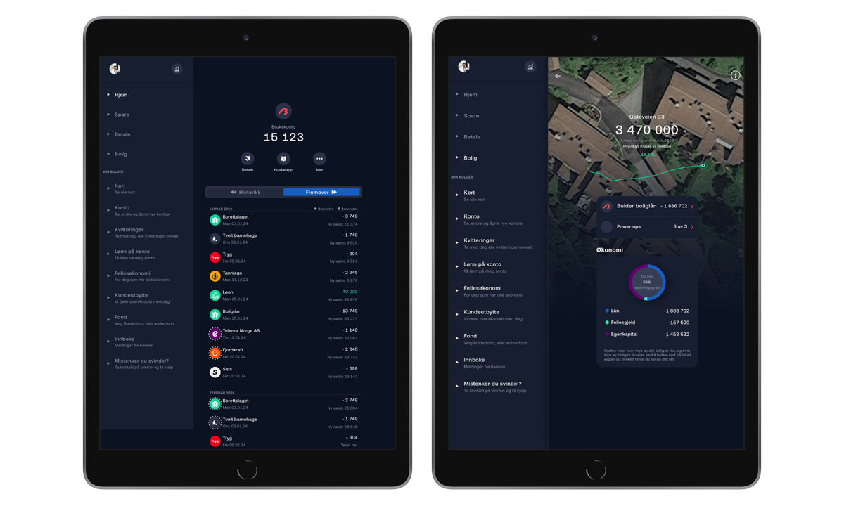 Bulder-appen på iPad