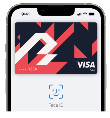 Bilde av bankkort bulder i Apple Pay