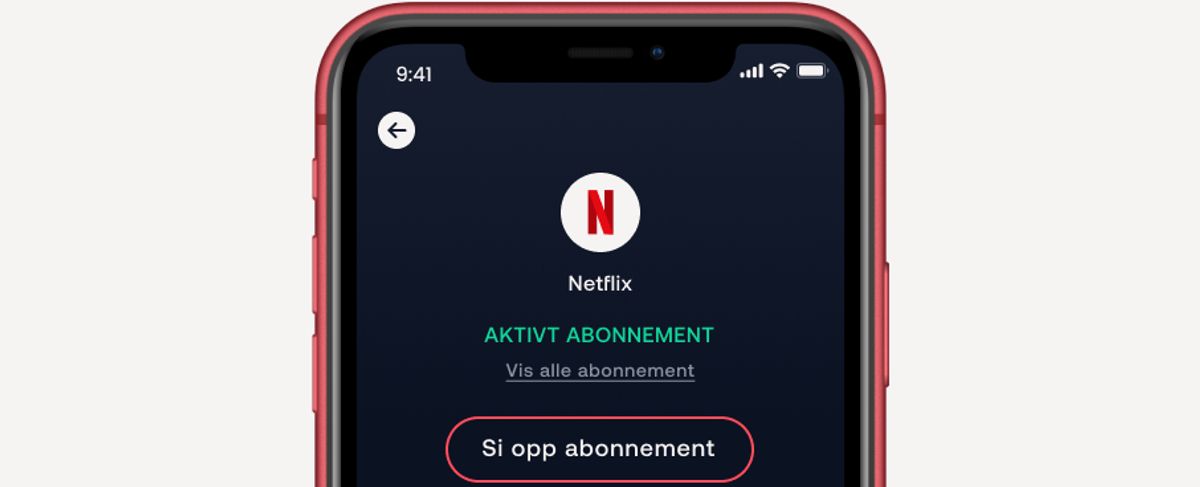 Si opp abonnement direkte i Bulder-appen