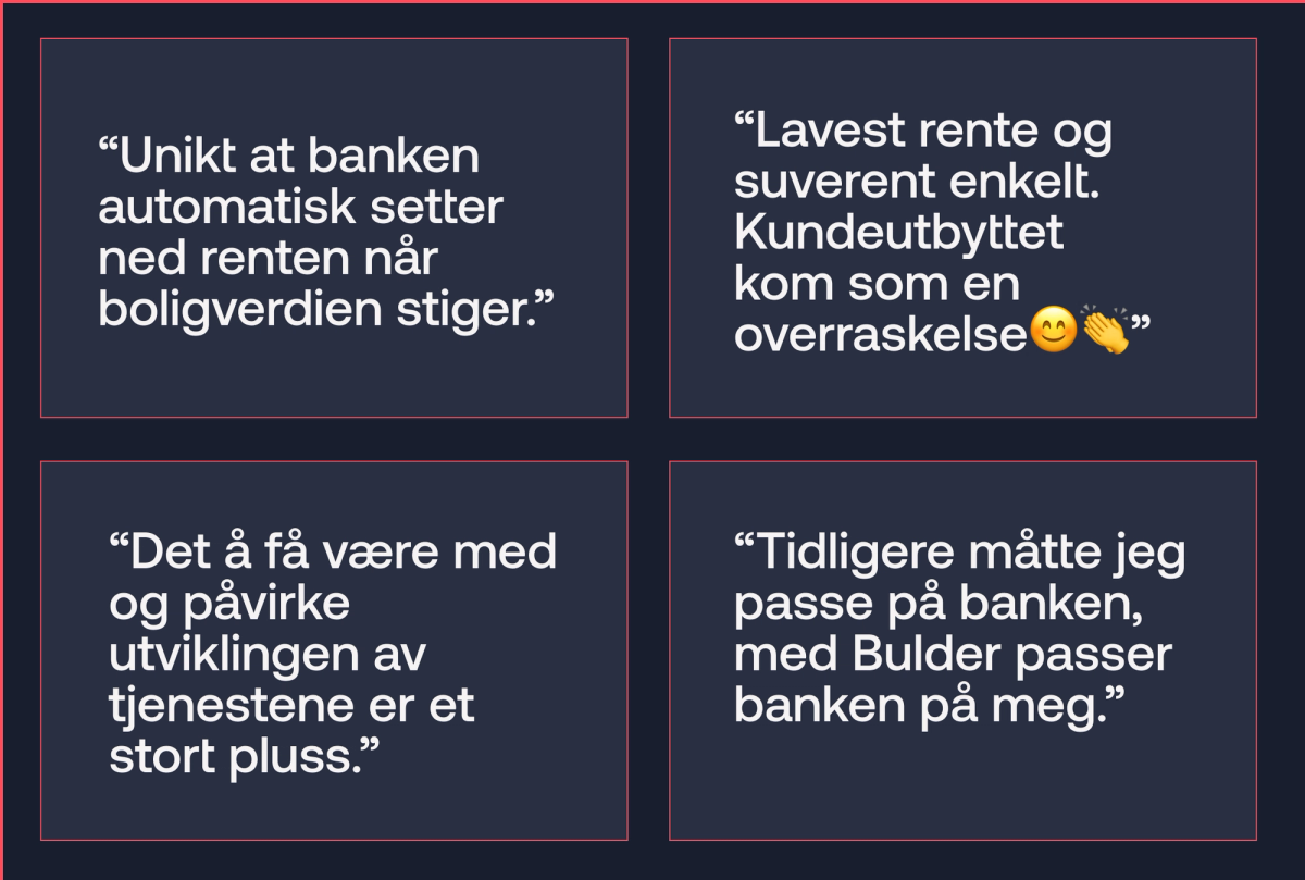 Kommentarer fra kunder på bytt.no
