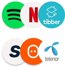 Bilde av ulike Abonnement tjenester