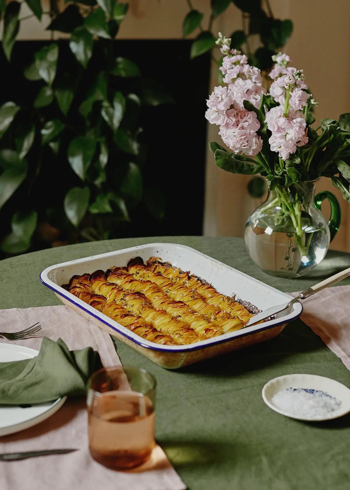 Olive 100% French Flax Linen Tablecloth