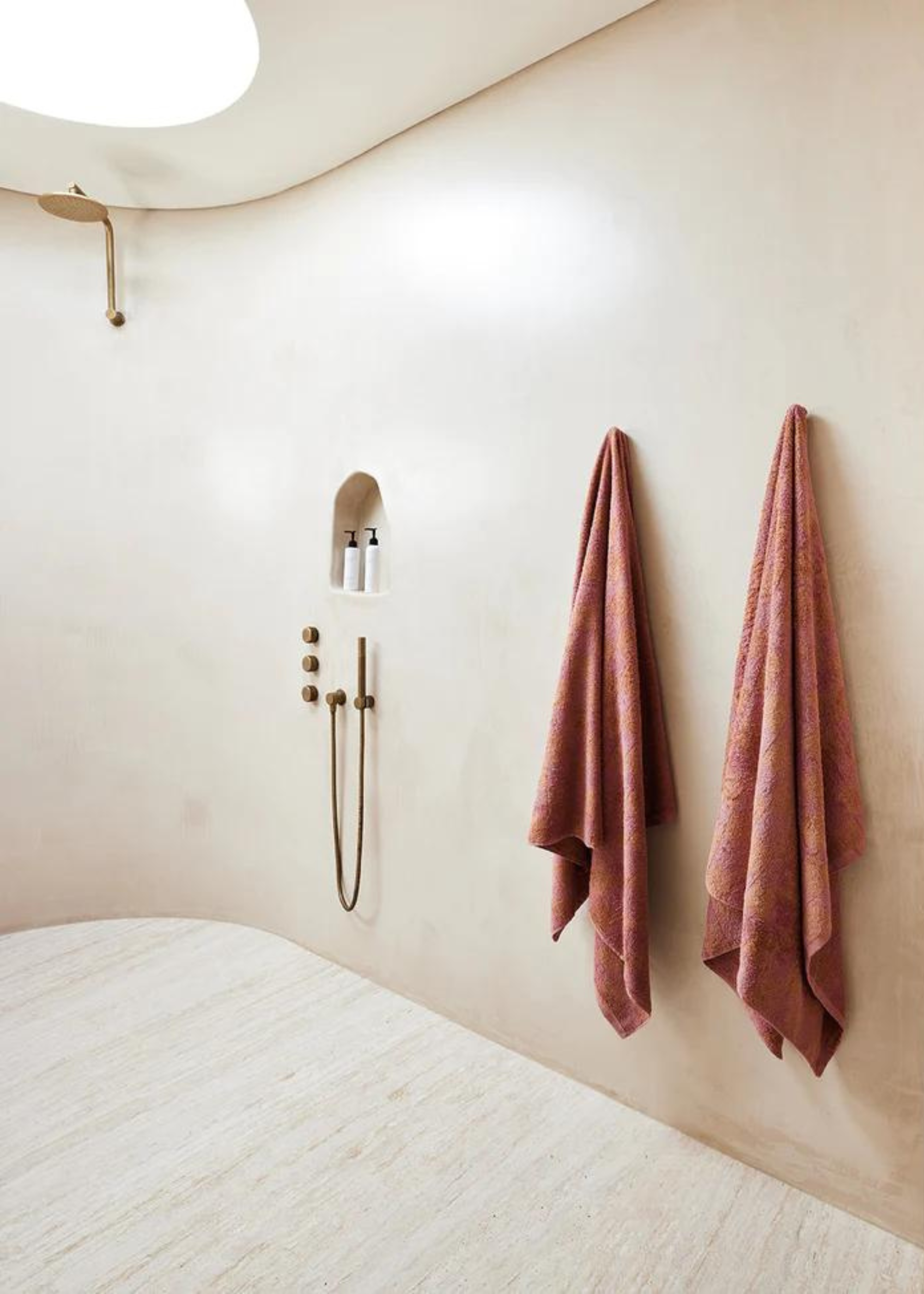 Weft End Oversized Bath Towel - Pastel Pink